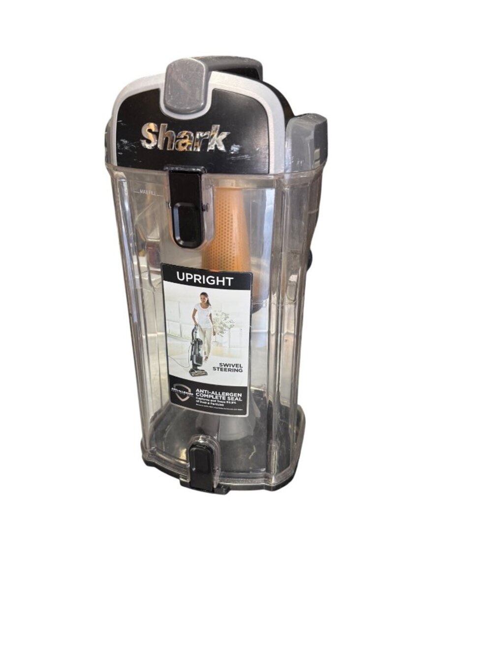 Shark Navigator ZU62 Vacuum Cleaner Dust Cup Bin Container OEM (Preowned)